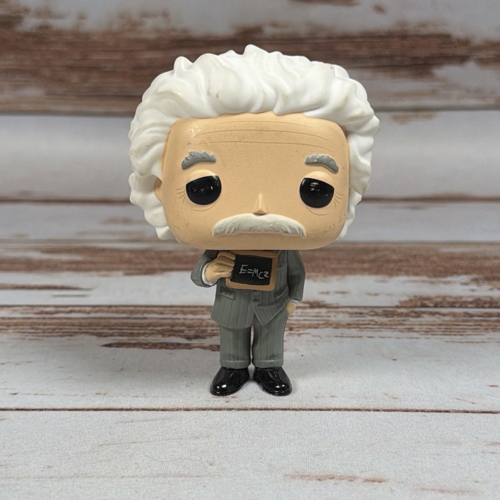 Funko Pop Icons Albert Einstein #26 Vinyl Figure Chalkboard Loose Out of Box